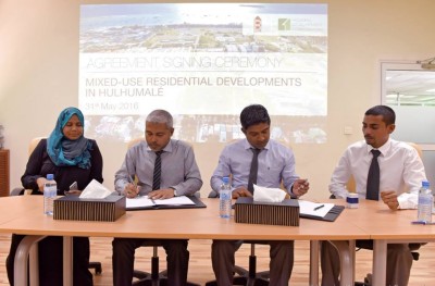 ހުޅުމާލޭގެ ހާބާ ވިއު އޭރިއާގައި 60 ފްލެޓް އަޅަން ބެޗް ކޮންސްޓްރަކްޝަނާ ހަވާލުކޮށްފި