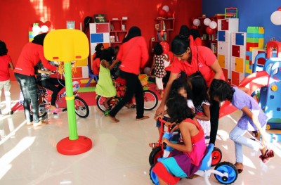 ހުޅުމާލޭ ކުޑަކުދިންގެ ހިޔާގައި ބީއެމްއެލް އިން ލައިބްރަރީއެއް ގާއިމްކޮށްދީފި