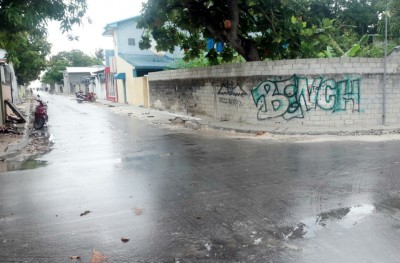ތާރު އެޅުމާ އެކު ތިނަދޫގެ މަގުތަކަށް ރީތިކަން
