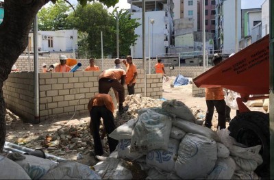 ތަޅާލާފައިވާ މާވެޔޮ މިސްކިތް ރޯދަ މަހު ބޭނުންކުރަނީ