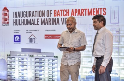 ހުޅުމާލޭގައި ހަދާ ބެޗްގެ އެޕާޓްމަންޓްތަކަށް ހުޅުވާލައިފި