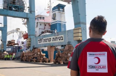 ގާޒާ އަށް ތުރުކީން 11،000 ޓަނުގެ އެހީ ފޮނުވައިފި