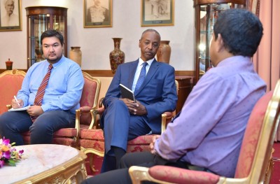 މަޝްވަރާތައް ބޭއްވޭނެ ގޮތަކާ މެދު ރައީސާއި އދ.ގެ މަންދޫބު ވާހަކަ ދައްކަވައިފި