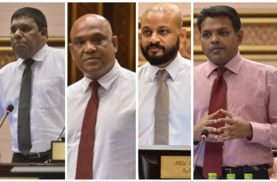 ނަޝީދާ އެކު ސަރުކާރު ކޯލިޝަންގެ ތިން މެމްބަރަކު ބިލާ ދެކޮޅަށް ވޯޓު ދެއްވައިފި