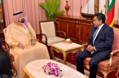 ސައުދީ ރަސްގެފާނުގެ ސްޕެޝަލް އެޑްވައިޒަރު ރައީސް ޔާމީނާ ބައްދަލުކުރައްވައިފި