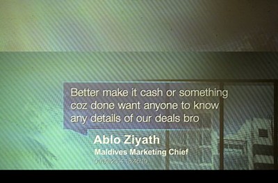 ފައިސާ ބެހީ ދަބަހުގައި، ރައީސަށް ވެސް މިލިއަނުން ގެންގޮސްދިން: އަލް ޖަޒީރާ