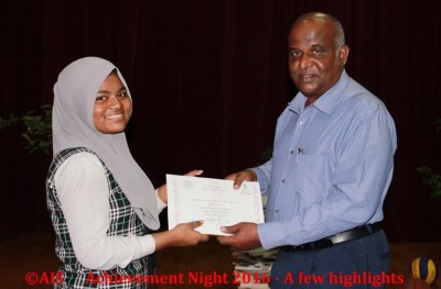 އަހުމަދިއްޔާ ސްކޫލުގެ ކާމިޔާބީތައް ފާހަގަކޮށްފި