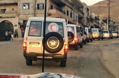 ހަ މަސްތެރޭ ފުރަތަމަ ފަހަރަށް ސީރިއާ އަށް އެހީ ލިބިއްޖެ