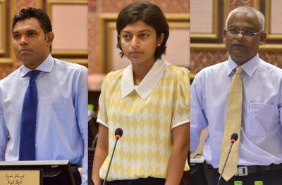 ސޮއި ނެތިގެން އިބޫ އާއި އީވާ އަދި ފައިސަލް ޕާޓީން ވަކިކޮށް މަޖިލީހަށް އަންގައިފި