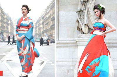 ޖަޕާނުގެ ސަގާފީ ހެދުމަށް ތަފާތު ސްޓައިލެއް