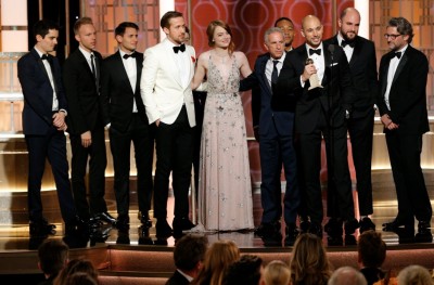 ގޯލްޑެން ގްލޯބް އެވޯޑްސްގައި "ލާ ލާ ލޭންޑް" ވިދާލައިފި