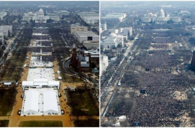 ޓްރަމްޕަށް ހަޖަމްނުވި ފޮޓޯ ނެގީ ސިޑިން 897 ހަރުފަތް ގިރާކޮށްފައި