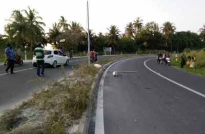 ތޮއްޑޫގައި ހިނގި އެކްސިޑެންޓްގައި ޒަހަމްވި މީހާ މަރުވެއްޖެ