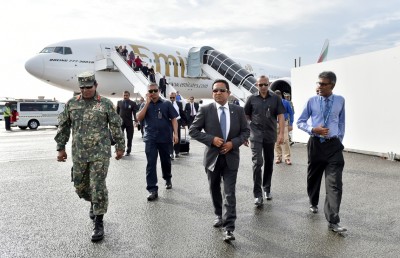 އަރަބި އިސްލާމިކް އެމެރިކަން ސަމިޓަށް ފަހު ރައީސް މާލެ ވަޑައިގެންފި