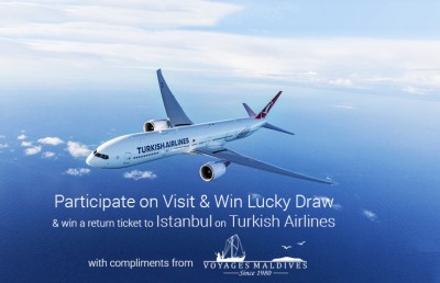 ވެކޭޝަންސް އެކްސްޕޯއަށް ޒިޔާރަތްކޮށްގެން އިސްތަންބޫލަށް ދެކޮޅު ޓިކެޓް