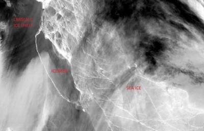އެއް ޓްރިލިއަން ޓަނުގެ އައިސްގަނޑެއް އެންޓާކްޓިކާ އިން ވަކިވެއްޖެ