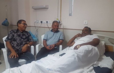 މެއަށް ތަދެއް އަރައިގެން މެމްބަރު އަބްދުއްރަހީމް ހޮސްޕިޓަލުގައި އެޑްމިޓް ކޮށްފި