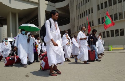 ދިވެހި ހައްޖާޖީންގެ ފުރަތަމަ ގުރޫޕު ރާއްޖެ އަންނާނީ މާދަމާ