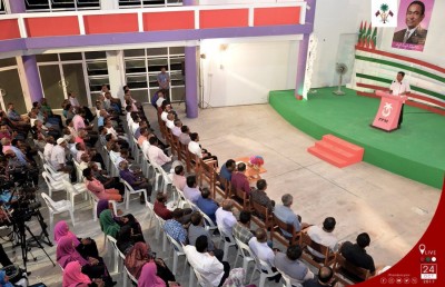 ގިނަ މެމްބަރުންތަކެއް ގެންދިއުމަކީ ބަޣާވާތެއް، ހެދި ގޯހެއް: ރައީސް