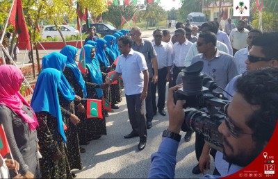 ބިން ހިއްކަން ފައްޓަވައިދެއްވަން ރައީސް ޔާމީން ކުޅުދުއްފުށީގައި