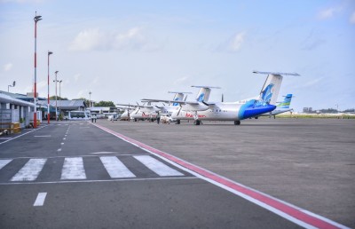 މޫސުން ގޯސްވެ މޯލްޑިވިއަންގެ ފްލައިޓް ޑިލޭވެ، ސްޕައިސް ޖެޓް ކެންސަލްކޮށްފި
