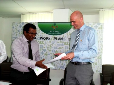 ސިއްހީ ދާއިރާގެ ހަރަކާތްތަކަށް މިލިއަނެއްހާ ރުފިޔާ ޔޫއެންއެފްޕީއޭ އިން ދީފި