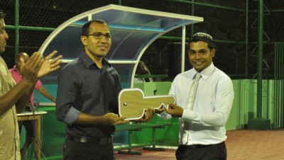 ދޫނޑިގަމު އަވަށުގެ ފުޓްސެލް ދަނޑު ރަސްމީކޮށް ހުޅުވައިފި
