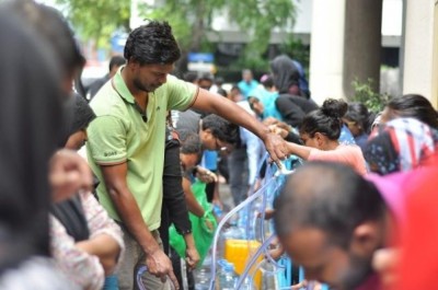ޕްރެޝަރުގައި ފެން ދޫކުރަން ފަށައިފި