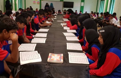 ސްކޫލުތަކުން މިއަދު ފެނުނު ރީތި މަންޒަރު