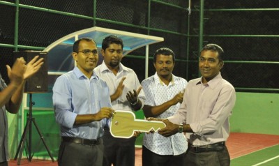 ފުވައްމުލަކު ދަޑިމަގު އަވަށުގެ ފުޓްސެލް ދަނޑު ހުޅުވައިފި