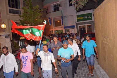 މުޒާހަރާ ނުކުރަން ޝަރުތުކުރުމުގައި އުސޫލީ މައްސަލަތަކެއް އެބަހުރި: ޕީޖީ