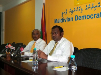 ސަރުކާރުން މަސައްކަތް ކުރަނީ އެމްޑީޕީ ނައްތާލަން: އަލީ ވަހީދު