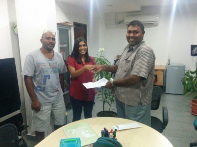 ކެޔޮދޫ ފެންޕްލާންޓް ހިންގުމަށް ރޮޓަރީ ކްލަބުން 10،000 ޑޮލަރު ހަދިޔާކޮށްފި