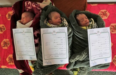 ފަަލަސްތީނުގެ އެއްމާބަނޑު ތިން ކުދިންގެ ނަމަކީ ގުދުސް، ކެޕިޓަލް، ފަލަސްތީން