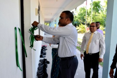ޖަލާލުއްދީން ސުކޫލުގައި އަލަށް ހުޅުވި ކޮމްޕިއުޓާ ލެބް އޭސީސީގެ ރައީސް ހުޅުވައިދެއްވައިފި