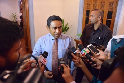 ޕްރެޝަރެއް ނެތް، އިސްތިއުފާދޭކަށް ނުޖެހޭ: ރައީސް ޔާމީން