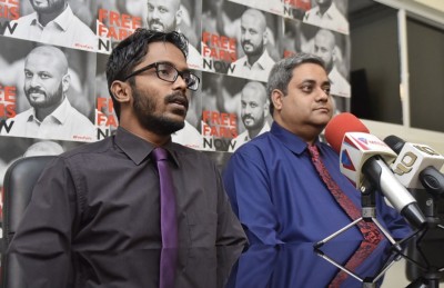 ތަހުގީގަށް އެއްބާރުލުން ނުދެޔޭ ބުނާއިރު މައުމޫނާއި ފާރިސް އަދި ނަދީމަށް ސުވާލެއް ވެސް ނުކޮށްލާ: ވަކީލުން