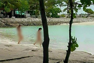 އާޓިފިޝަލްބީޗްގައި 'ބިކިނީ'ގައި އުޅުން އާންމުވެފައި!