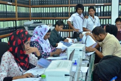 ޕާޓީތަކުން ހުށަހަޅާފައި ހުރި ފޯމުތަކުގައި އިނގިލީގެ ނިޝާން ޖަހަން މުއްދަތެއްދޭން ނިންމައިފި