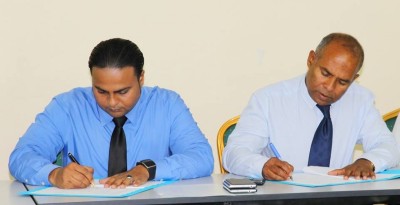 ޑިޖިޓަލް ލައިބްރަރީއެއް ގާއިމް ކުރުމަށް އެލްޖީއޭ އިން ބަޔަކާ އެކު ސޮއިކޮށްފި