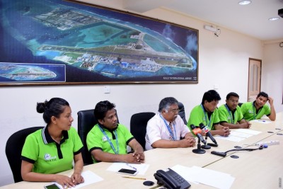 އިމަޖެންސީ ހާލަތަކަށް އެއާޕޯޓް ތައްޔާރުވެފައި އޮތް މިންވަރު ބެލުމަށް ބޮޑު ހަރަކާތެއް ހިންގަނީ