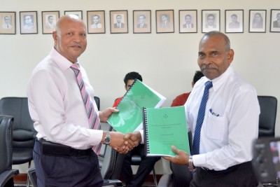 އަމީނިއްޔާ ސްކޫލްގެ އާ އިމާރާތް އެޅުމުގެ މަސައްކަތް އަމީން ކޮންސްޓްރަކްޝަނާ ހަވާލުކޮށްފި