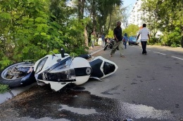 ހުޅުމާލޭގައި ދެ ސައިކަލު ޖެހި ހިނގި އެކްސިޑެންޓެއްގައި ދެ މީހަކަށް އަނިޔާވެއްޖެ