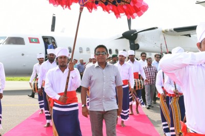 ރައީސް ޔާމީން ޖަރުމަންވިލާތައް ވަޑައިގެންފި