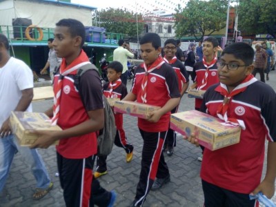 ބާޒާރުން ގަންނަ ތަކެތި އުފުލައިދޭން އިސްކަންދަރު ސްކޫލްގެ ސުކައުޓުން ފަށައިފި