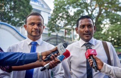 ރާއްޖެ ޓީވީގައި ދެއްކި ވާހަކަތަކަކާ ގުޅިގެން އަލީ ހުސައިނާއި ޝަމީމްގެ ބަޔާނެއް ސުޕްރީމް ކޯޓުން ނަގައިފި