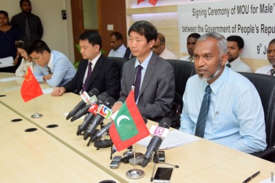 މާލެ-ހުޅުމާލެ ބްރިޖް އިމާރަތްކުުރުމުގެ އެއްބަސްވުމުގައި ސޮއިކޮށްފި