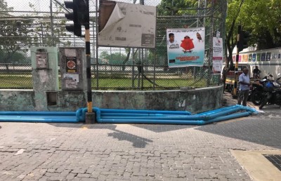 ޕޭވްމަންޓް މަތީގައި ހޮޅި ނާޅައި ފެން ހިންދޭނެ ނިޒާމެއް ގާއިމްކުރަނީ