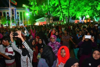 ޖުމްހޫރީ މައިދާނަކީ ދިވެހި ރައްޔިތުން ފަޚުރުވެރިވާނެ ތަނެއް: މުއިއްޒު
