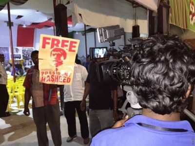 ހަރުގެ ޖަލްސާ ލައިވްކުރިޔަ ނުދޭން ނަޝީދުގެ ޕޯސްޓަރު ބަހައްޓައިފި
